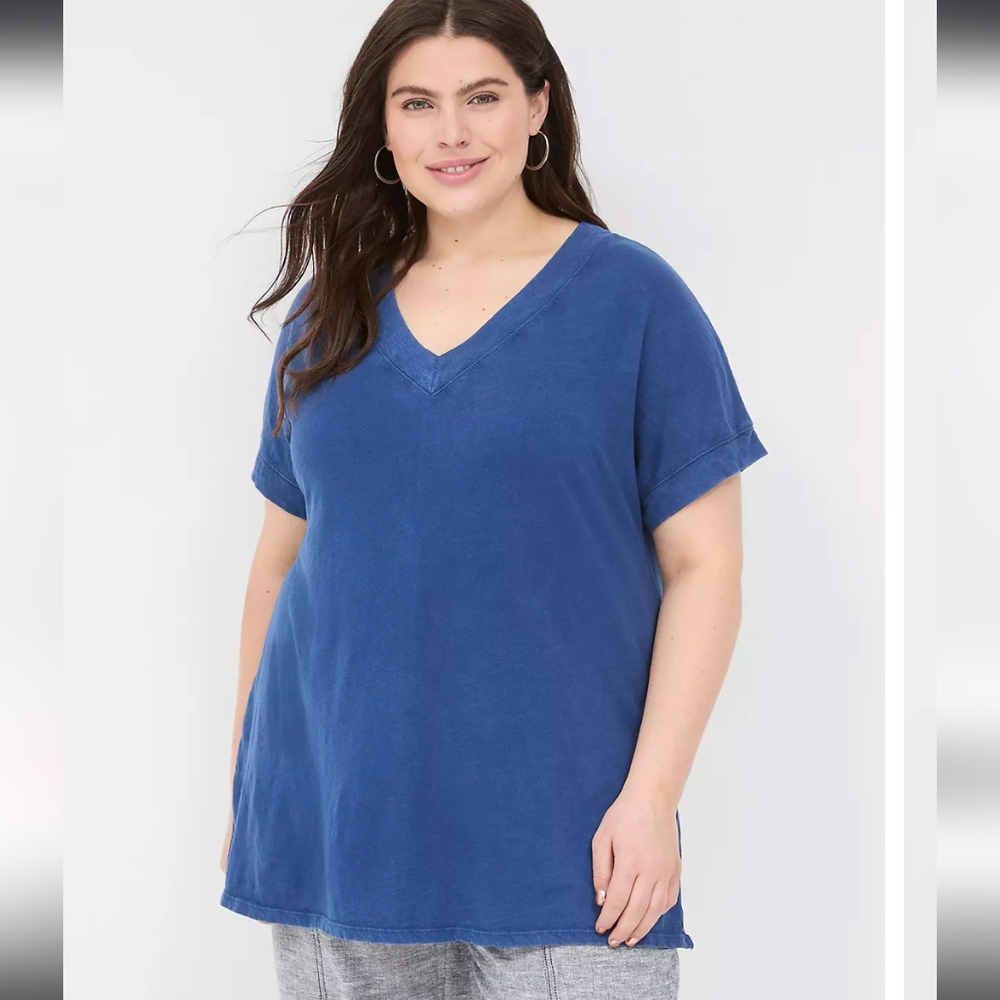 Relaxed Easy V-Neck Tunic